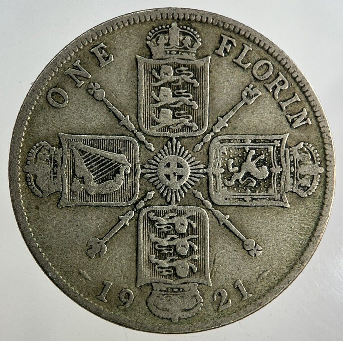 1921 George V Florin Silver Coin | Collectable Grade