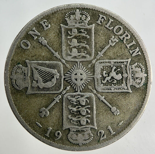 1921 George V Florin Silver Coin | Fine Collectable Grade