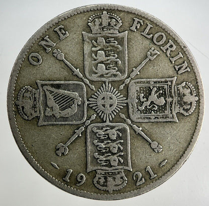 1921 George V Florin Silver Coin | Fine Collectable Grade