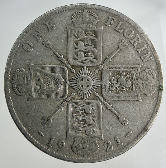 1921 George V Florin Silver Coin | Fine Collectable Grade