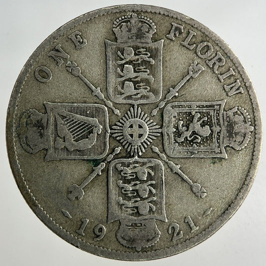 1921 George V Florin Silver Coin | Fine Collectable Grade
