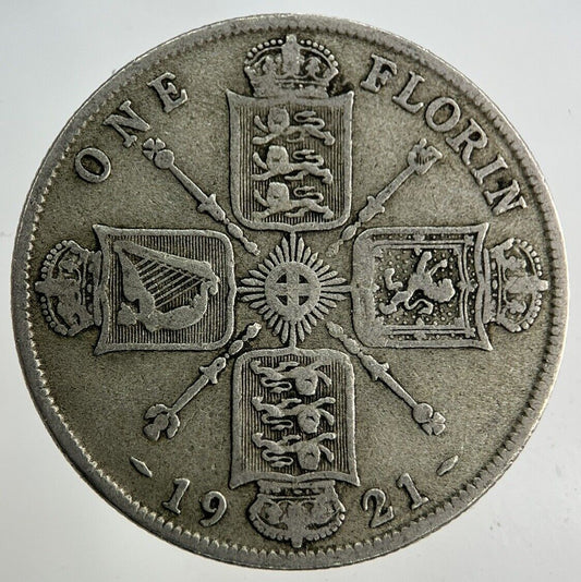 1921 George V Florin Silver Coin | Fine Collectable Grade
