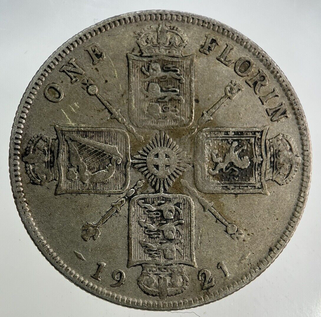 1921 George V Florin Silver Coin | Fine Collectable Grade