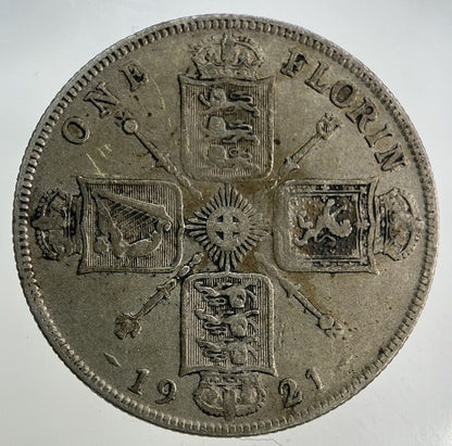 1921 George V Florin Silver Coin | Fine Collectable Grade