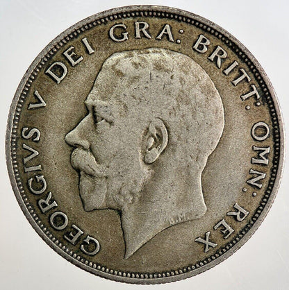 1921 George V Half-Crown Silver Coin | Fine Collectable Grade | a8116