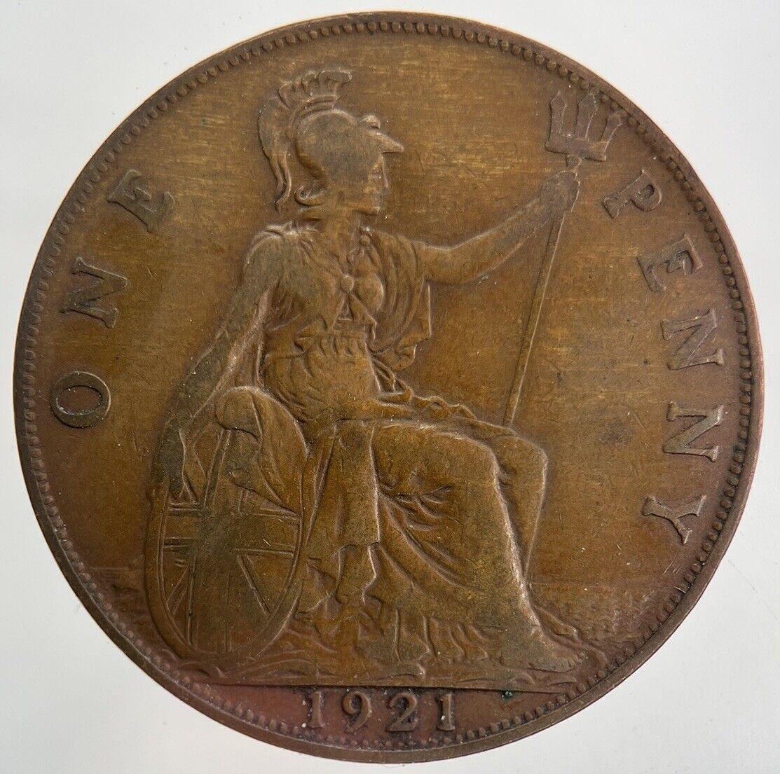 1921 George V One Penny Coin | Fine Collectable Grade