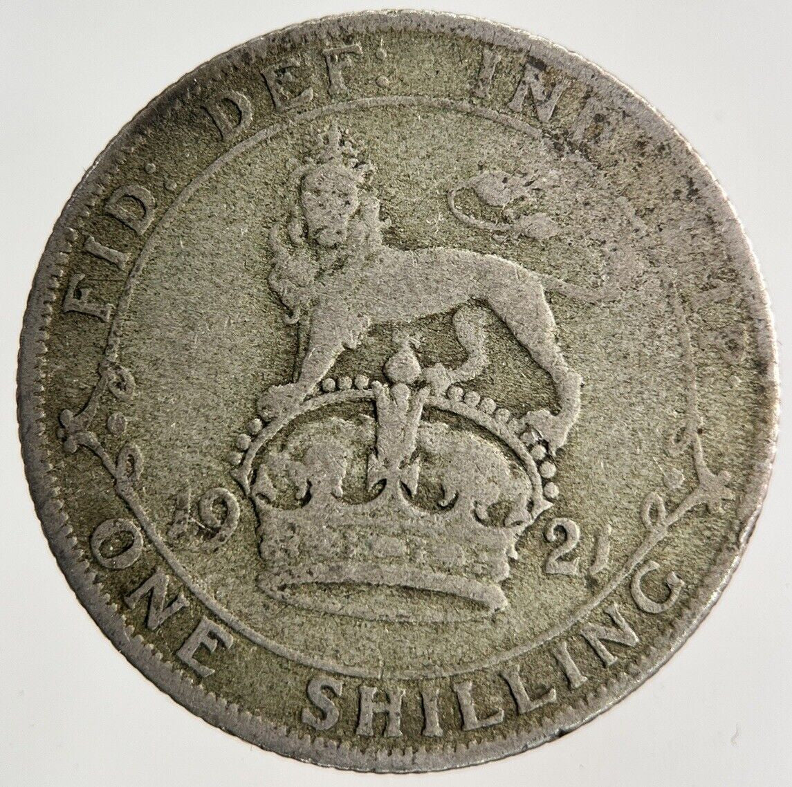 1921 George V Shilling Silver Coin | Collectable Grade