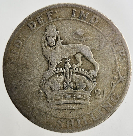 1921 George V Shilling Silver Coin | Collectable Grade