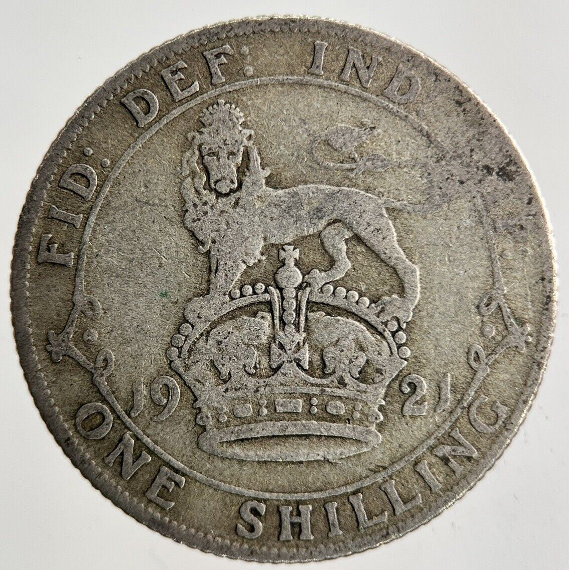 1921 George V Shilling Silver Coin | Collectable Grade