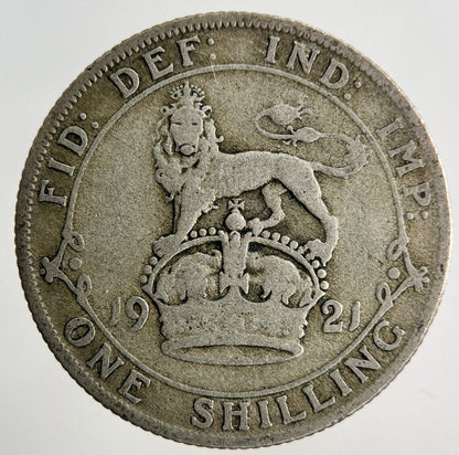 1921 George V Shilling Silver Coin | Collectable Grade