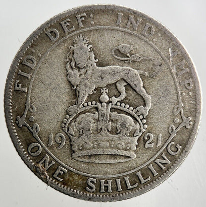 1921 George V Shilling Silver Coin | Collectable Grade