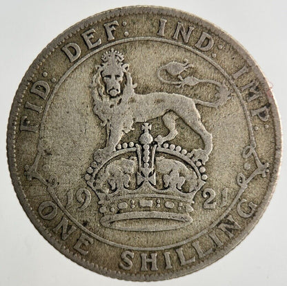 1921 George V Shilling Silver Coin | Collectable Grade