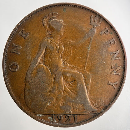1921 George V One Penny Coin | Collectable Grade