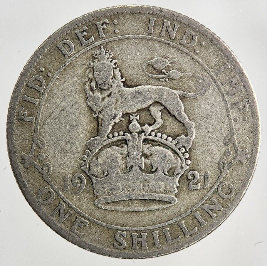 1921 George V Shilling Silver Coin | Collectable Grade