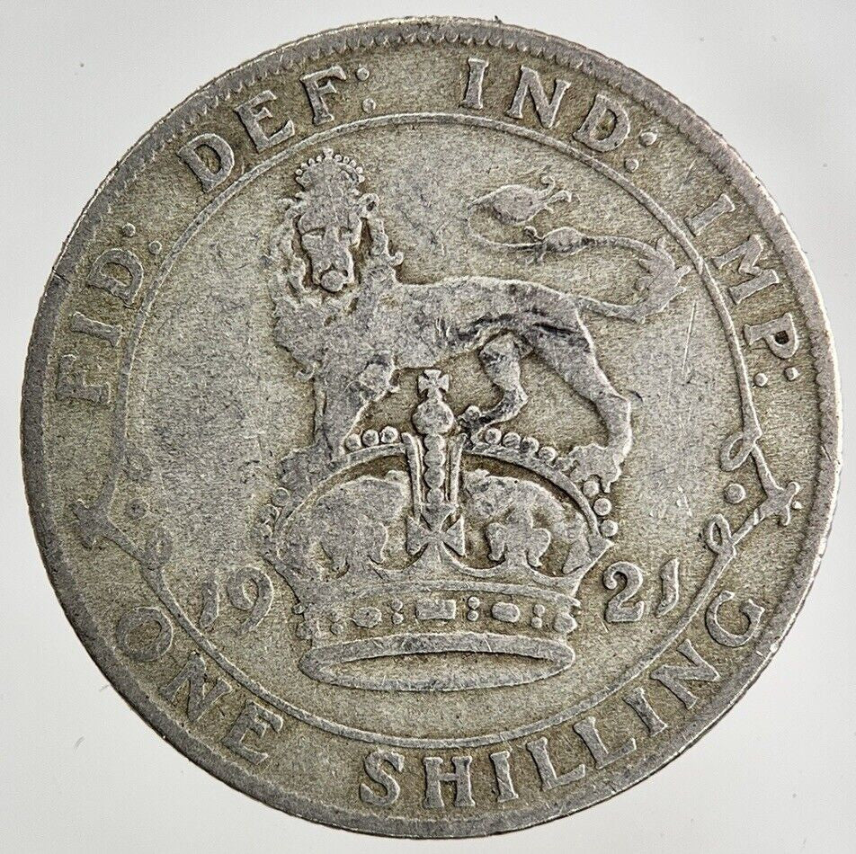 1921 George V Shilling Silver Coin | Collectable Grade