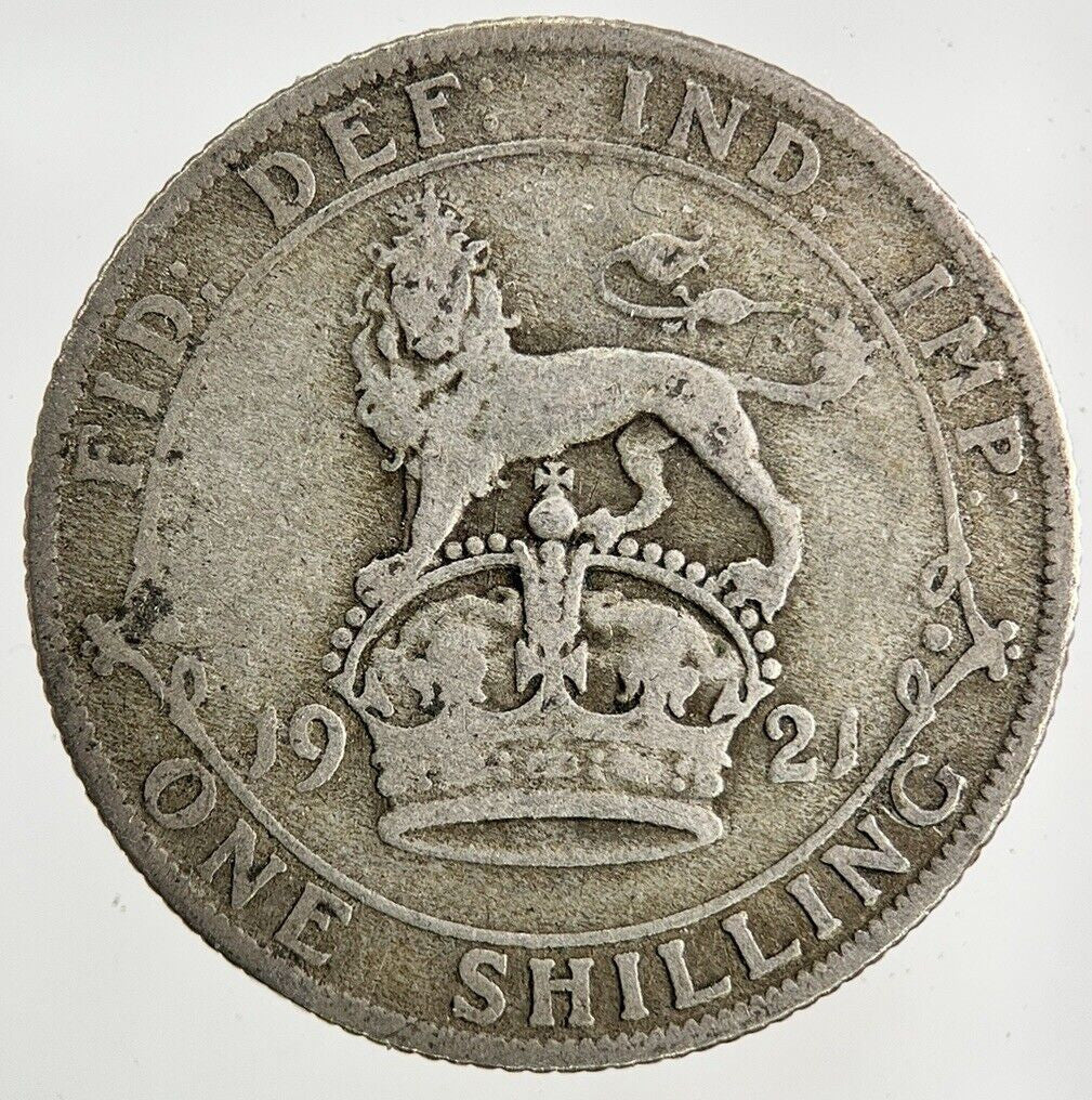 1921 George V Shilling Silver Coin | Collectable Grade