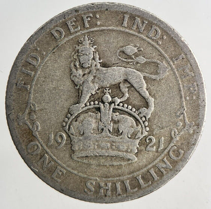 1921 George V One Shilling Silver Coin | Collectable Grade