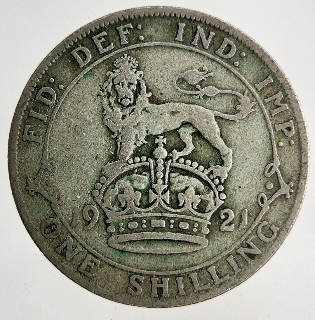 1921 George V Shilling Silver Coin | Collectable Grade