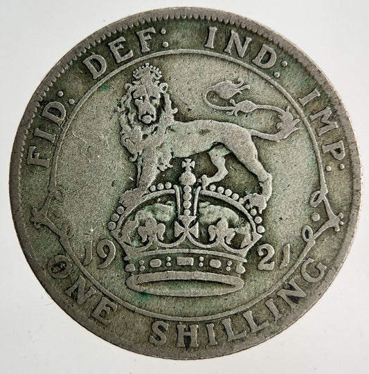 1921 George V Shilling Silver Coin | Collectable Grade