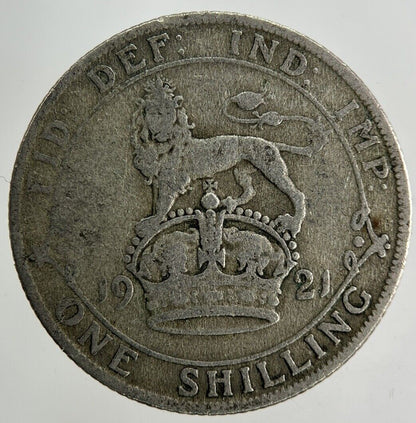 1921 George V Shilling Silver Coin | Collectable Grade