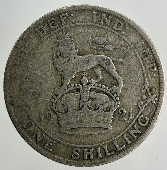 1921 George V Shilling Silver Coin | Collectable Grade