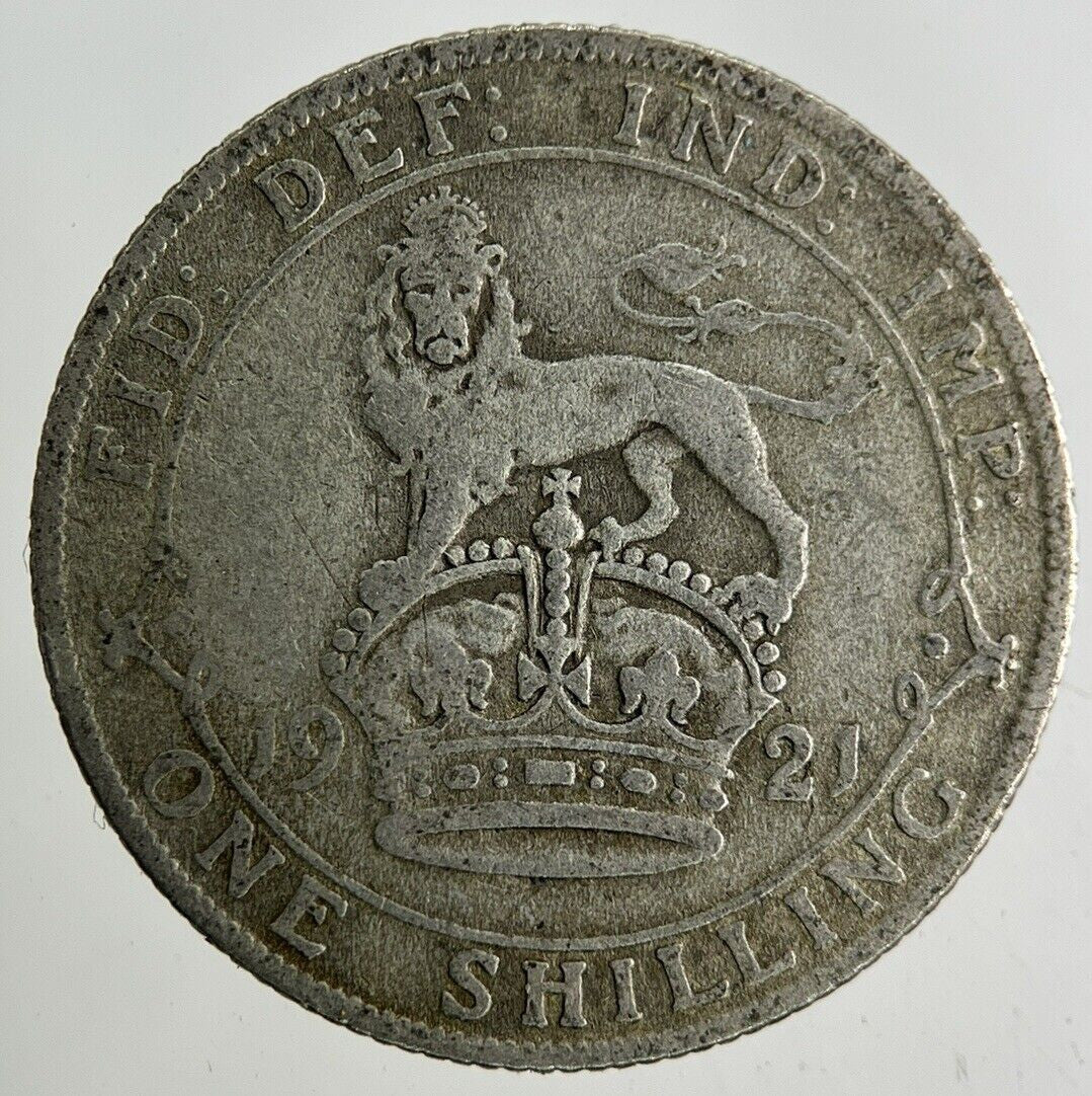 1921 George V Shilling Silver Coin | Collectable Grade