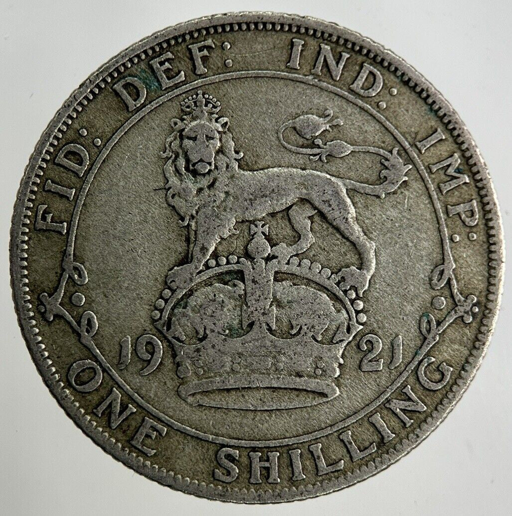 1921 George V Shilling Silver Coin | Collectable Grade