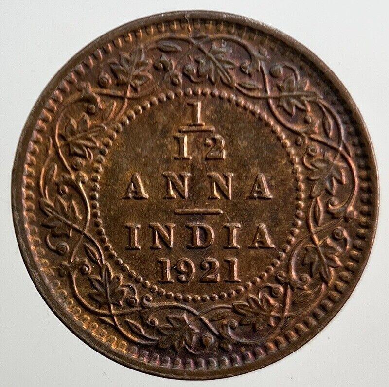1921 India 1/12 Anna Coin | Very High Grade | a3862