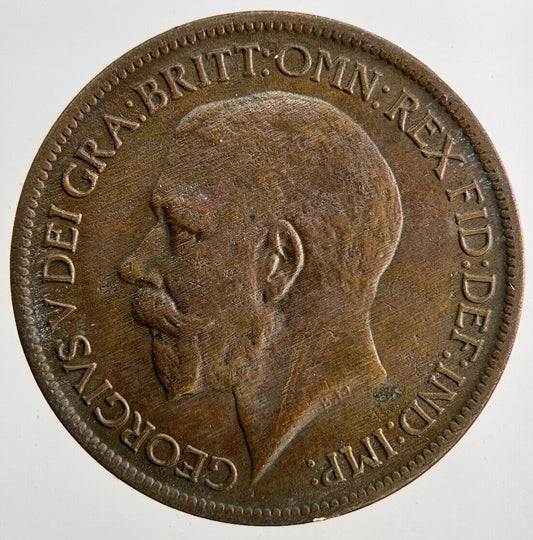 1921 George V Half-Penny Coin | Fine Collectable Grade
