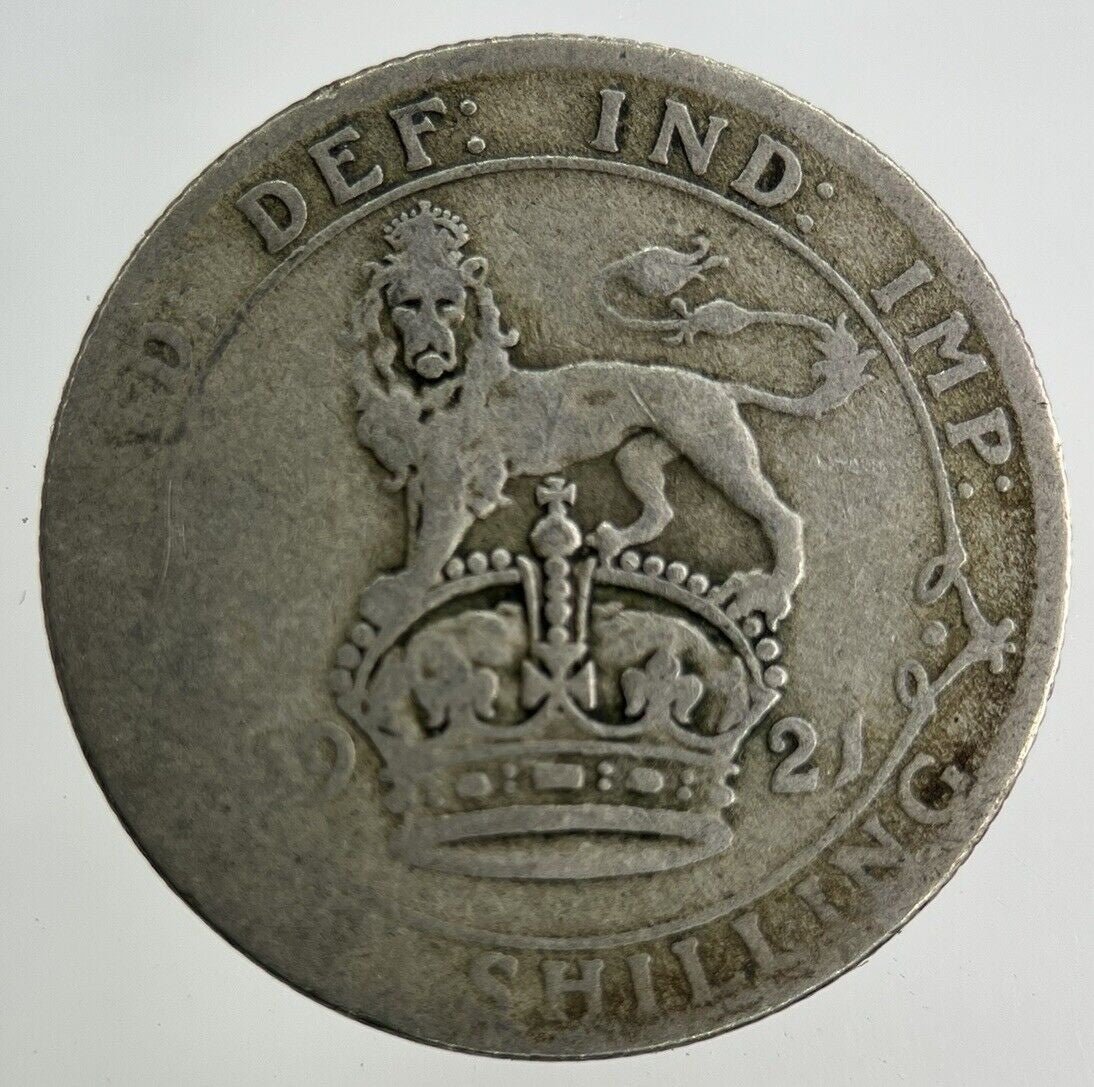 1921 George V Shilling Silver Coin | Collectable Grade