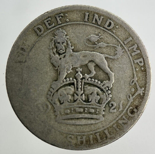 1921 George V Shilling Silver Coin | Collectable Grade