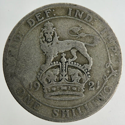 1921 George V Shilling Silver Coin | Collectable Grade