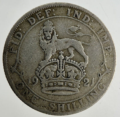 1921 George V Shilling Silver Coin | Collectable Grade