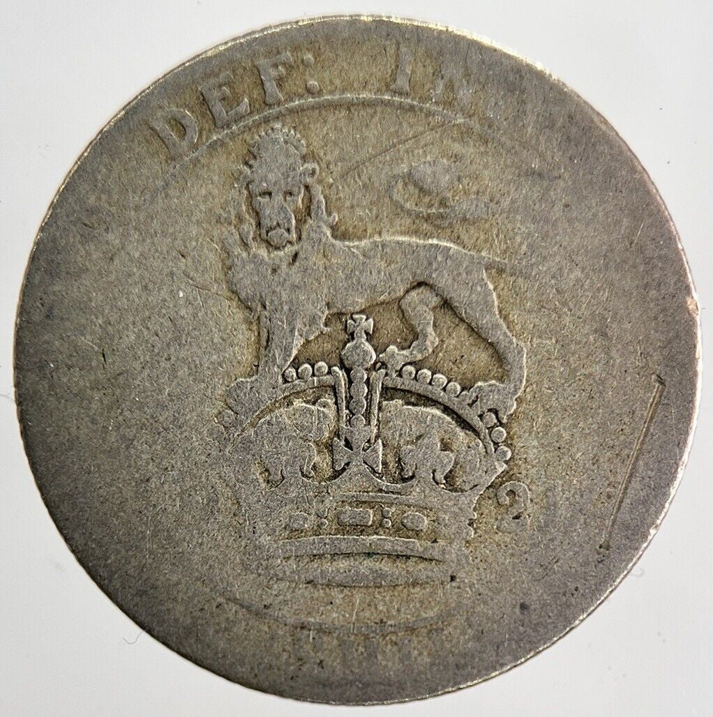 1921 George V Shilling Silver Coin | Fair Grade | a6257