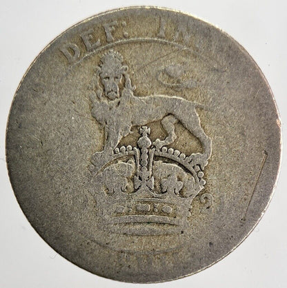 1921 George V Shilling Silver Coin | Fair Grade | a6257