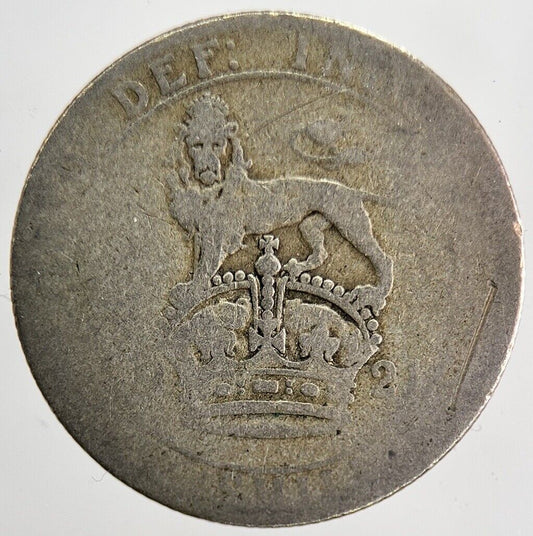 1921 George V Shilling Silver Coin | Fair Grade | a6257