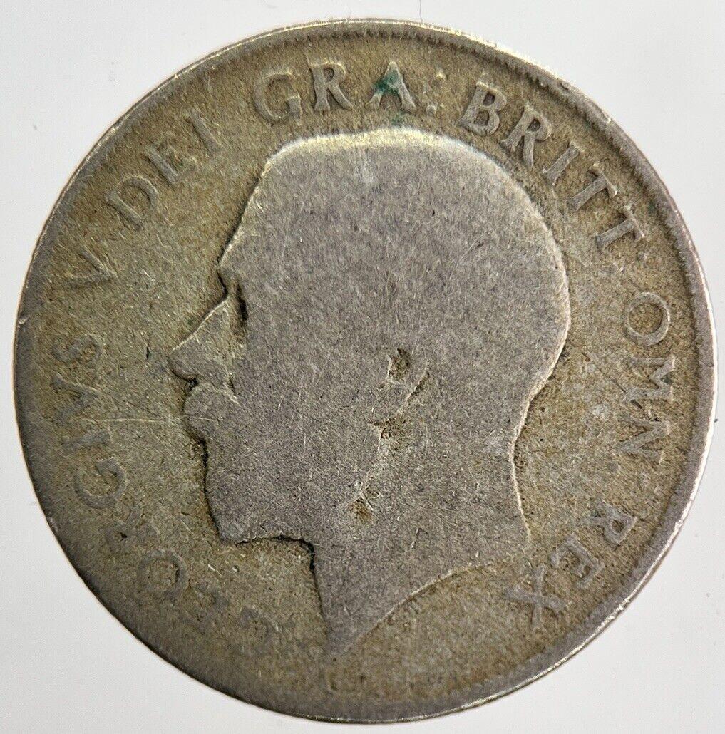 1921 George V Shilling Silver Coin | Fair Grade | a6257