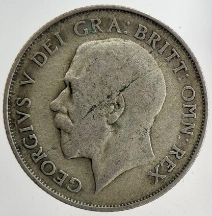 1921 George V Shilling Silver Coin | Fine Collectable Grade