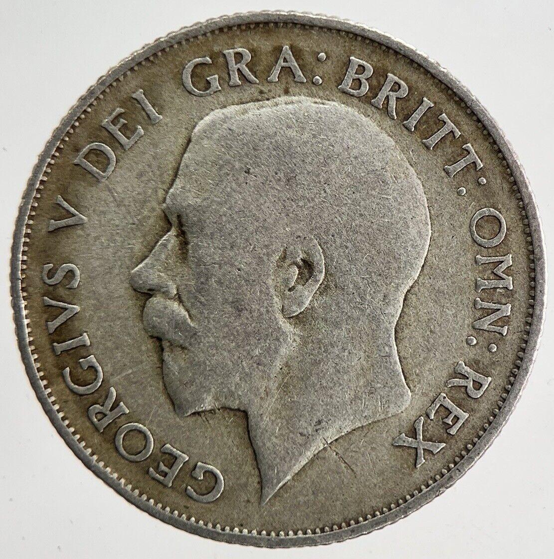 1921 George V Shilling Silver Coin | Fine Collectable Grade