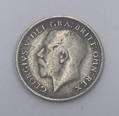 1921 George V Sixpence | British Silver Coin | Collectable Grade | a36