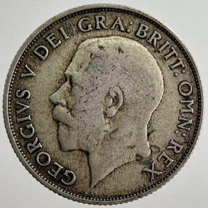 1921 George V Shilling Silver Coin | Very High Grade | a8608