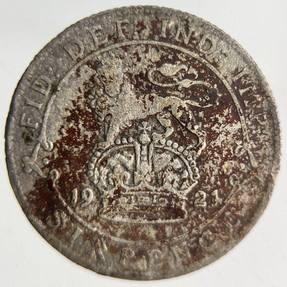 1921 George V Sixpence Silver Coin | Collectable Grade
