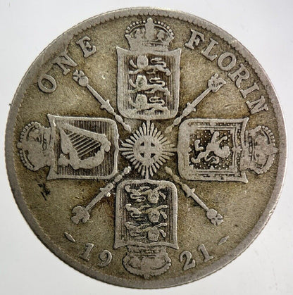 1921 George V Silver Florin Coin | Collectable Grade