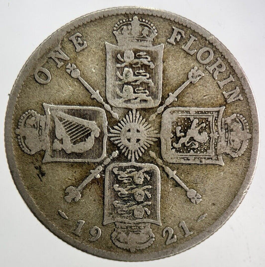 1921 George V Silver Florin Coin | Collectable Grade