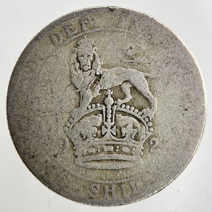 1921 George V Shilling Silver Coin | Fair Grade