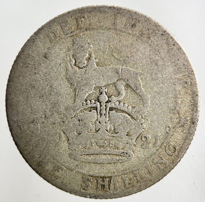 1921 George V Shilling Silver Coin | Fair Grade