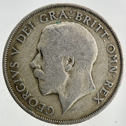 1921 George V Shilling Silver Coin | Fine Collectable Grade