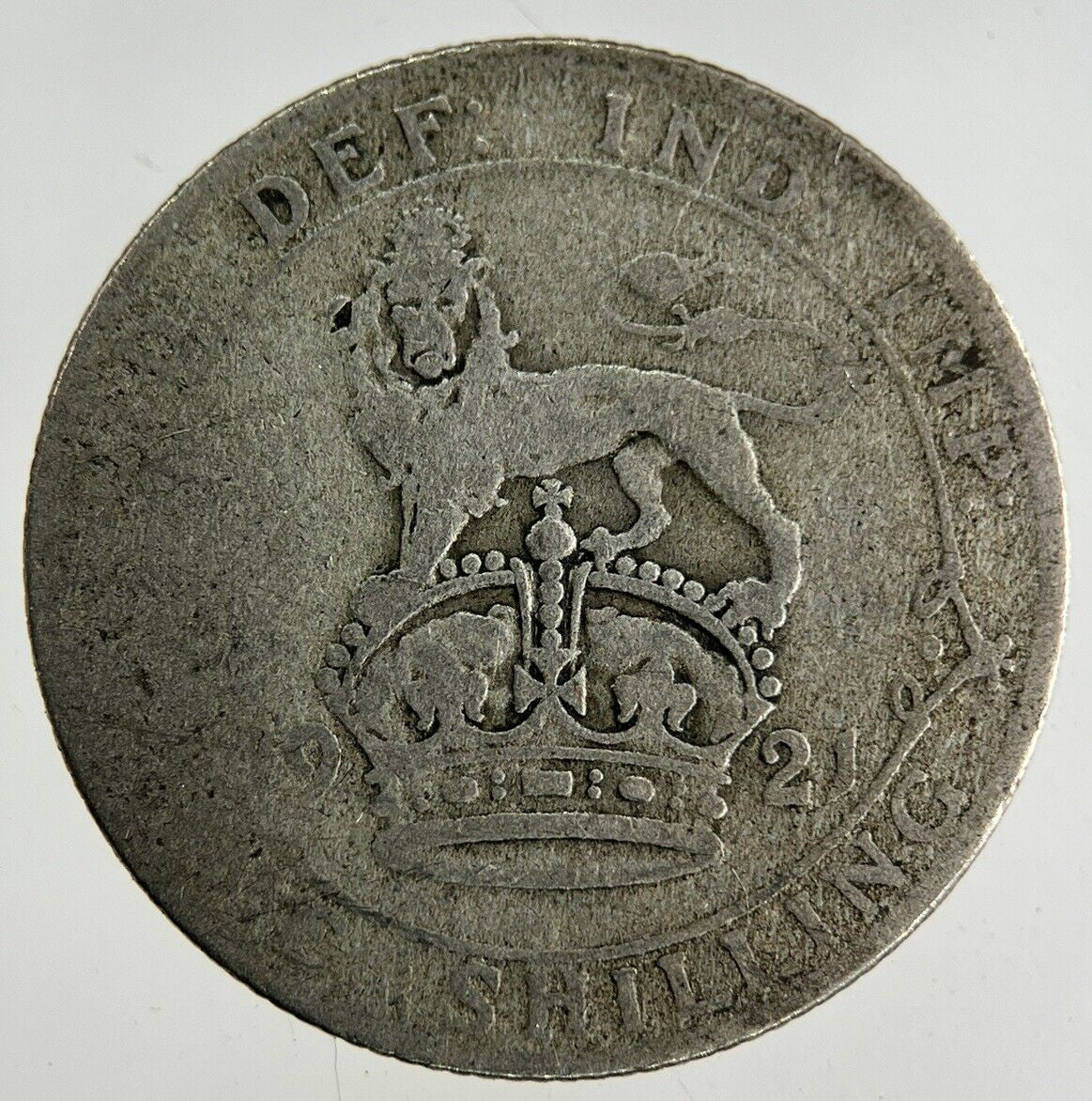 1921 George V Shilling Silver Coin | Collectable Grade