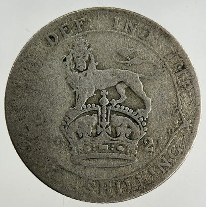 1921 George V Shilling Silver Coin | Collectable Grade