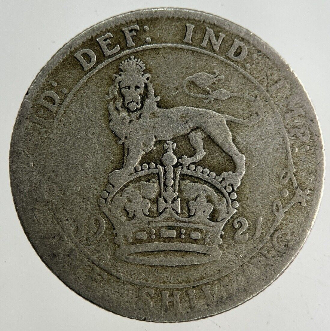1921 George V Shilling Silver Coin | Collectable Grade